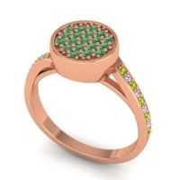 Statement Floral Pave Cakra Ring
