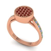 Statement Floral Pave Cakra Ring