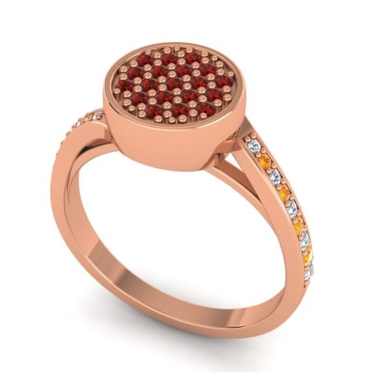 Statement Floral Pave Cakra Ring