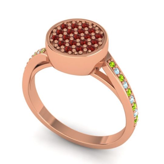 Statement Floral Pave Cakra Ring