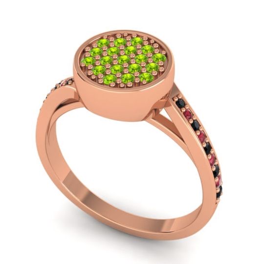 Statement Floral Pave Cakra Ring