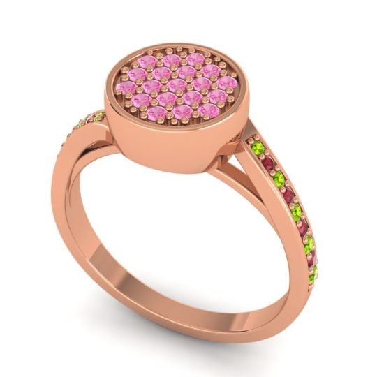 Statement Floral Pave Cakra Ring