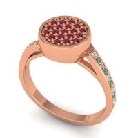 Statement Floral Pave Cakra Ring