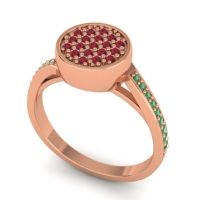 Statement Floral Pave Cakra Ring
