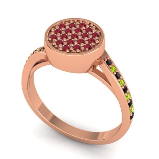 Statement Floral Pave Cakra Ring
