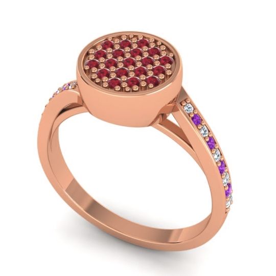 Statement Floral Pave Cakra Ring