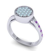 Statement Floral Pave Cakra Ring