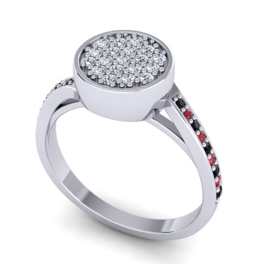 Statement Floral Pave Cakra Ring