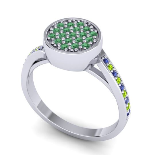 Statement Floral Pave Cakra Ring