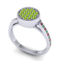 Statement Floral Pave Cakra Ring