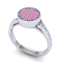 Statement Floral Pave Cakra Ring