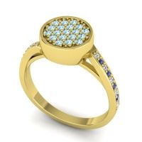 Statement Floral Pave Cakra Ring