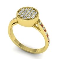 Statement Floral Pave Cakra Ring