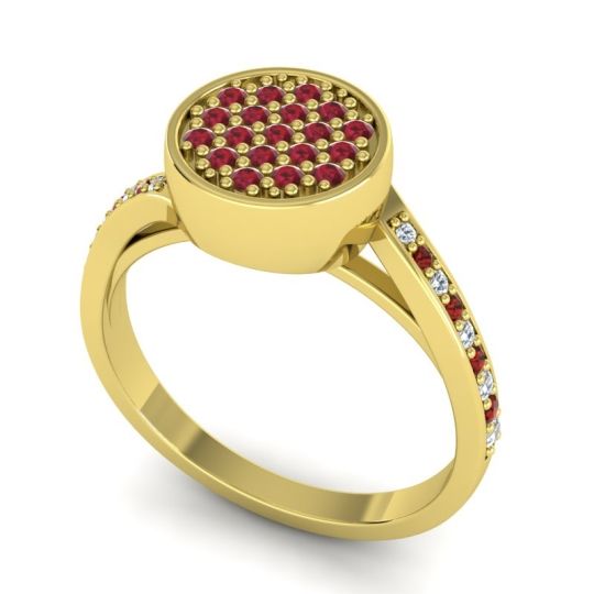 Statement Floral Pave Cakra Ring