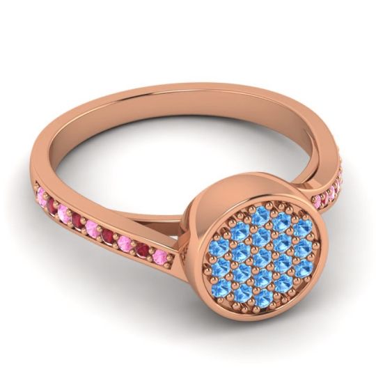 Statement Floral Pave Cakra Ring