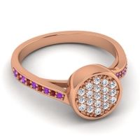 Statement Floral Pave Cakra Ring