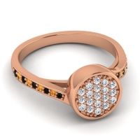 Statement Floral Pave Cakra Ring