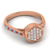 Statement Floral Pave Cakra Ring