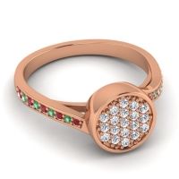 Statement Floral Pave Cakra Ring