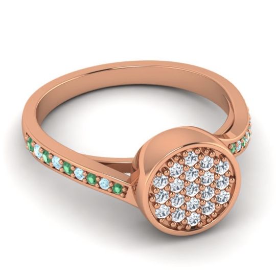 Statement Floral Pave Cakra Ring