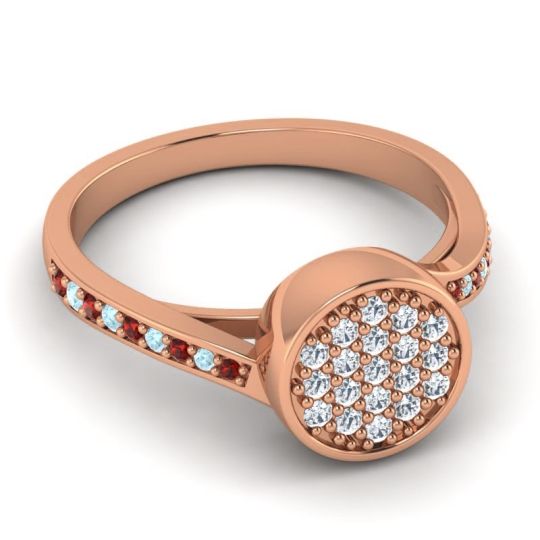 Statement Floral Pave Cakra Ring