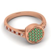 Statement Floral Pave Cakra Ring
