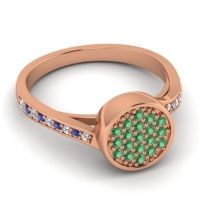 Statement Floral Pave Cakra Ring