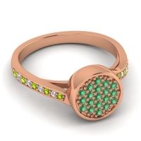 Statement Floral Pave Cakra Ring