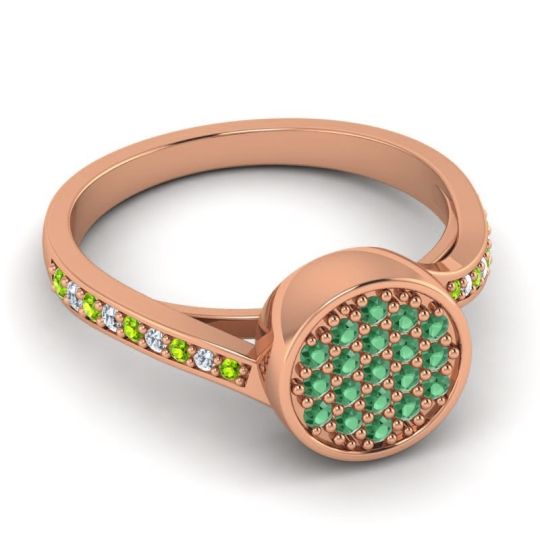 Statement Floral Pave Cakra Ring