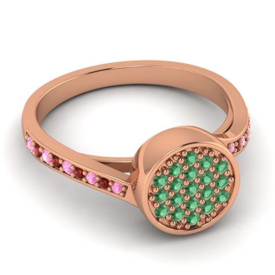 Statement Floral Pave Cakra Ring