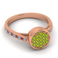 Statement Floral Pave Cakra Ring