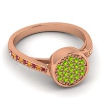 Statement Floral Pave Cakra Ring