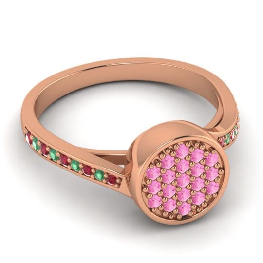 Statement Floral Pave Cakra Ring