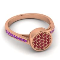 Statement Floral Pave Cakra Ring