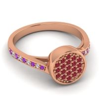 Statement Floral Pave Cakra Ring