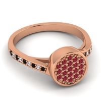 Statement Floral Pave Cakra Ring