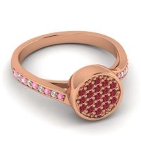 Statement Floral Pave Cakra Ring