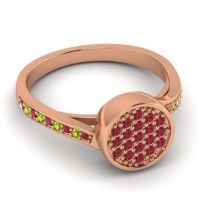 Statement Floral Pave Cakra Ring