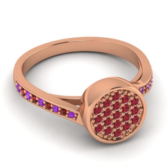 Statement Floral Pave Cakra Ring