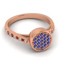 Statement Floral Pave Cakra Ring
