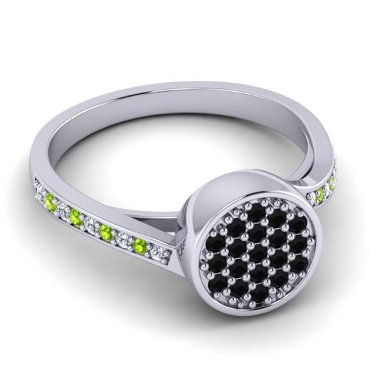 Statement Floral Pave Cakra Ring