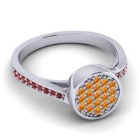 Statement Floral Pave Cakra Ring