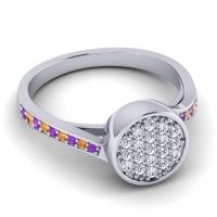 Statement Floral Pave Cakra Ring