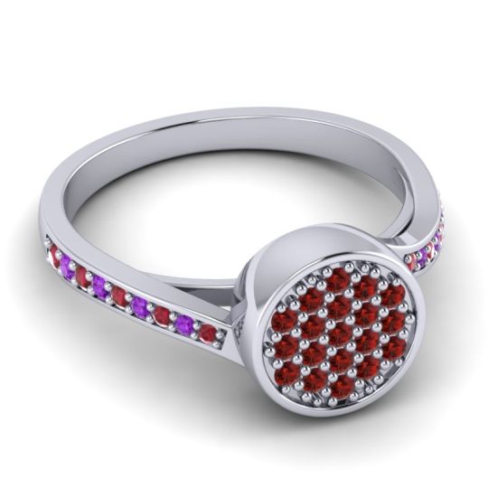 Statement Floral Pave Cakra Ring