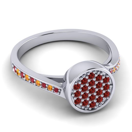 Statement Floral Pave Cakra Ring