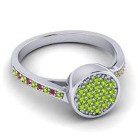 Statement Floral Pave Cakra Ring