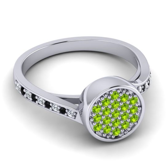 Statement Floral Pave Cakra Ring