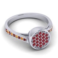 Statement Floral Pave Cakra Ring