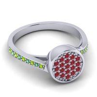 Statement Floral Pave Cakra Ring