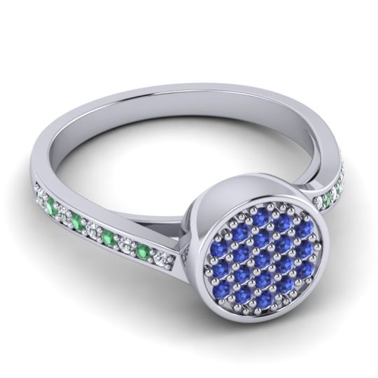 Statement Floral Pave Cakra Ring